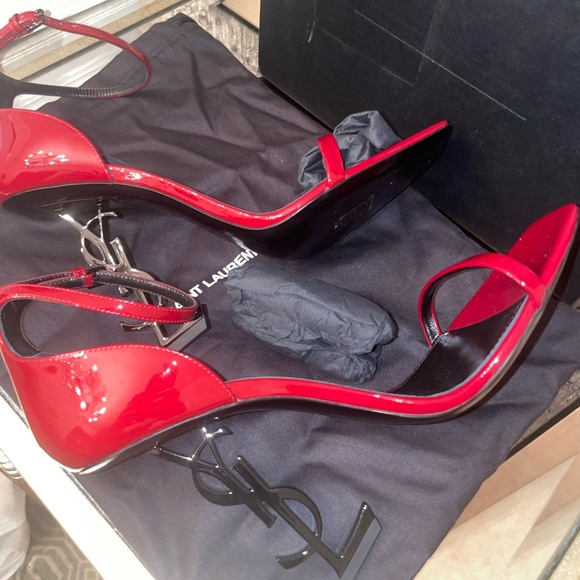 Saint Laurent
Women's Opyum Logo High Heel Sandals - Picture 8 of 9